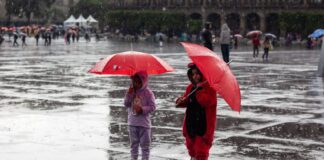 2 people with rain umbrellas