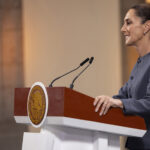 Sheinbaum at her morning press conference