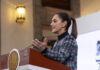 President Sheinbaum at her Thursday morning mañanera press conference