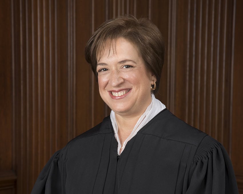 US Supreme Court Justice Elena Kagan