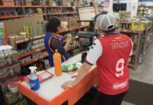 Store workers standing for their entire shift