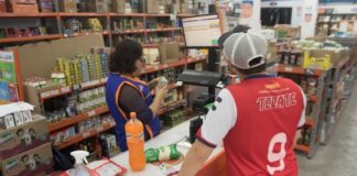 Store workers standing for their entire shift