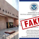 A fake statement by the U.S. Embassy in Mexico