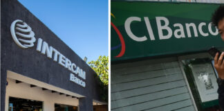 Signs for Mexican banks Intercam and CIBanco
