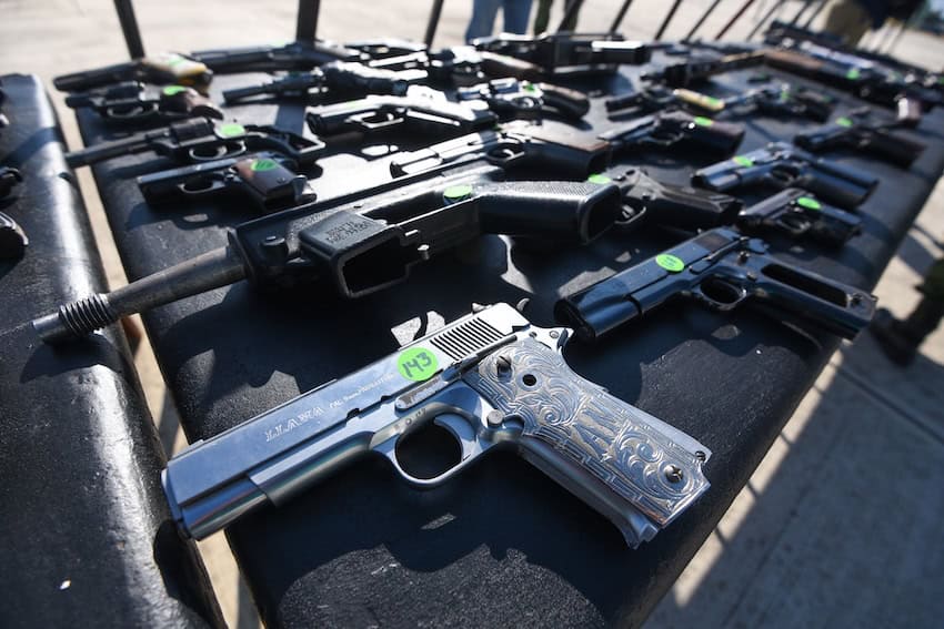 confiscated guns