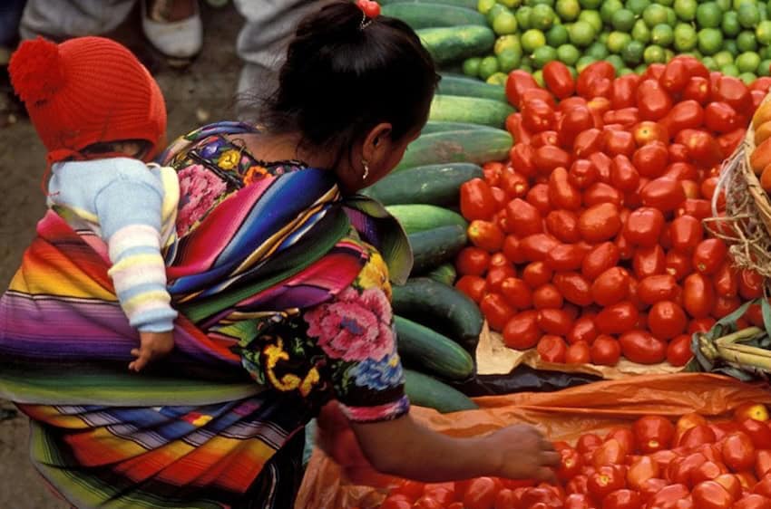 vegetables at market