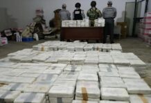 A historic weekend of drug busts started on Friday, when Mexican customs officials at the border with Guatemala intercepted a tractor-trailer carrying 1.193 tonnes of cocaine concealed within its cargo.