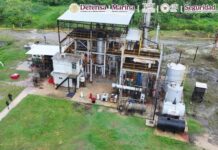 A clandestine oil refinery in Veracruz