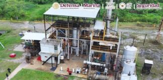 A clandestine oil refinery in Veracruz