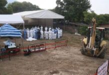 mass grave near Jojutla, Morelos