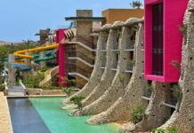 aquatic rides at theme park