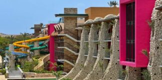 aquatic rides at theme park