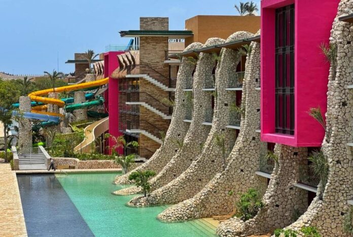 aquatic rides at theme park