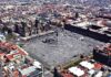 Mexico City zocalo from above