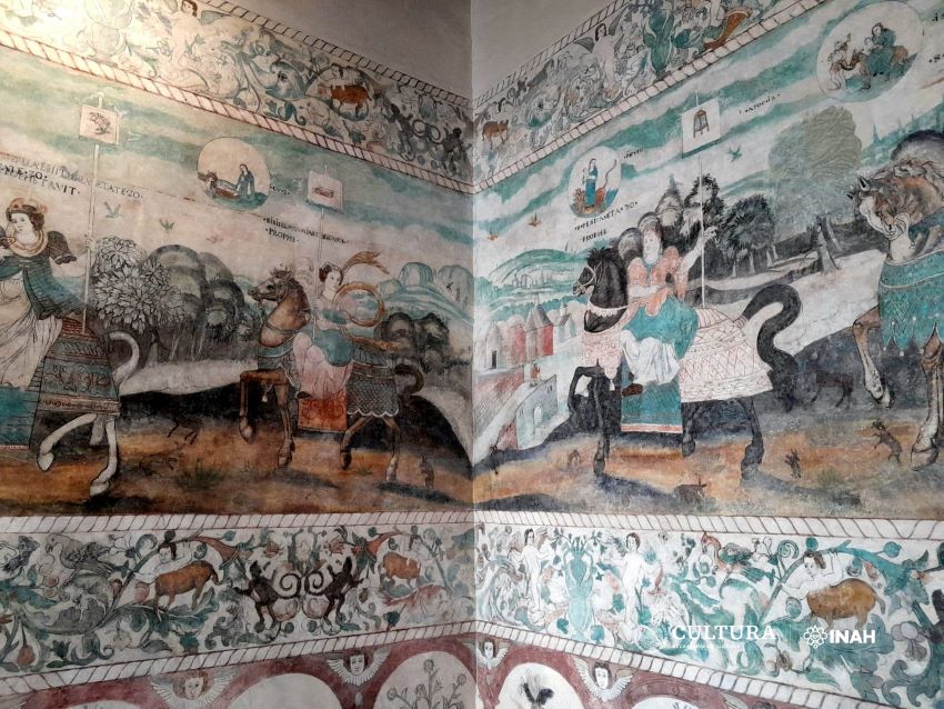 Mural astatine Casa del Dean Puebla