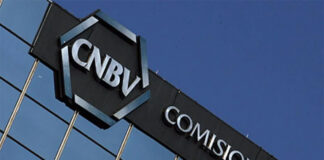 The National Banking and Securities Commission building with the CNBV logo