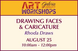 Drawing Faces & Caricature – Rhoda Draws [] Galería San Francisco – June 30, 2025