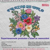 Trazos de hilo… experimentando punta… Trazos de hilo… experimentando punta…