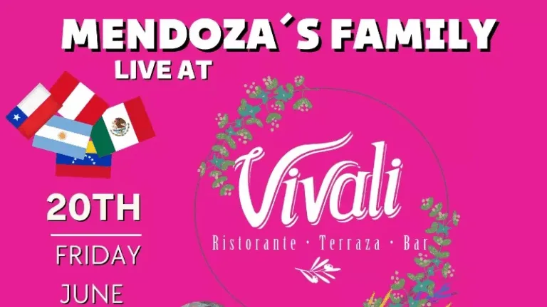 David Mendoza presents Mendoza´s Family live at Vivali Ristorante Bar & Terrace