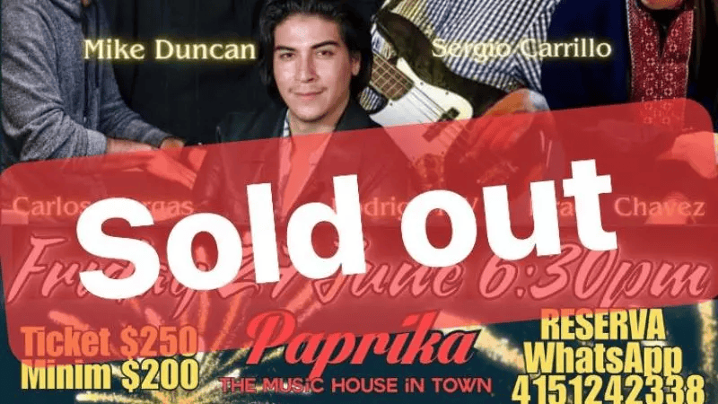 Paprika’s Anniversary Celebration **SOLD OUT**