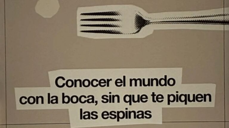 Conocer el mundo con la boca, sin que te piquen las espinas Conocer el mundo con la boca, sin que te piquen las espinas