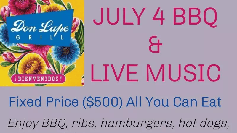 July 4 BBQ & Live Music