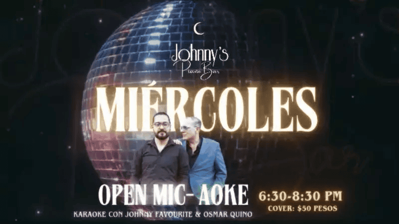 Johnny’s Piano Bar – Open Mic-aoke
