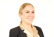 Silvia Delgado, former lawyer to El Chapo, poses for a photo in business attire