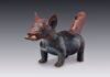 A statue of a dog from one of Pueblas museums