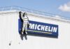 A Michelin sign on a building