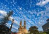 The cathedral in the middle of Tepic, Nayarit