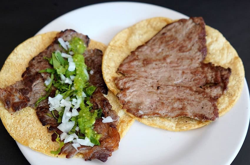 tacos on a plate