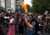 Anti-gentrification protest Mexico City