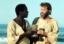 Robin Crusoe and Man Friday in the ITV adaptation