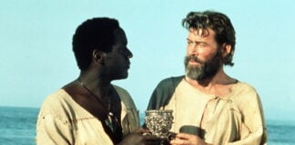 Robin Crusoe and Man Friday in the ITV adaptation