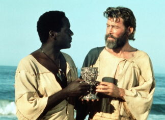 Robin Crusoe and Man Friday in the ITV adaptation