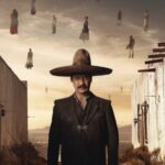 man standing in wide'brimmed hat
