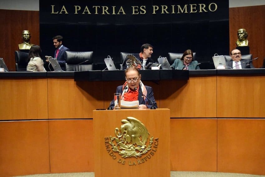 Morena Senator Lucía Trasviña 