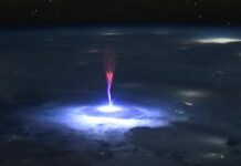 light phenomenon in the sky