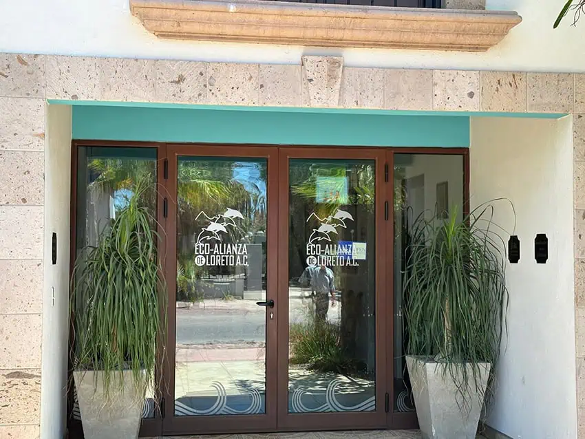 The headquarters of Eco-Alianza in Loreto, BCS