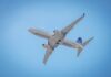 airplane in the air