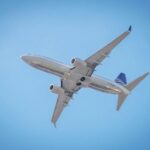 airplane in the air