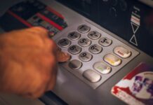 withdrawing cash