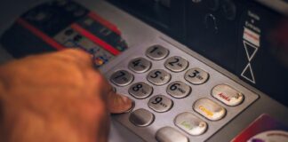withdrawing cash