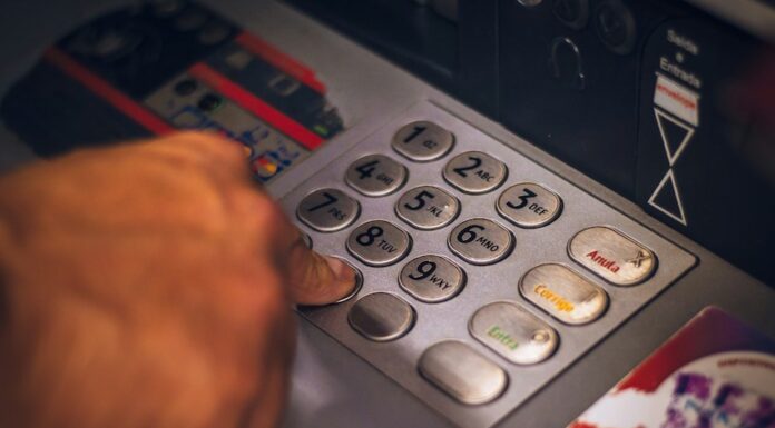 withdrawing cash