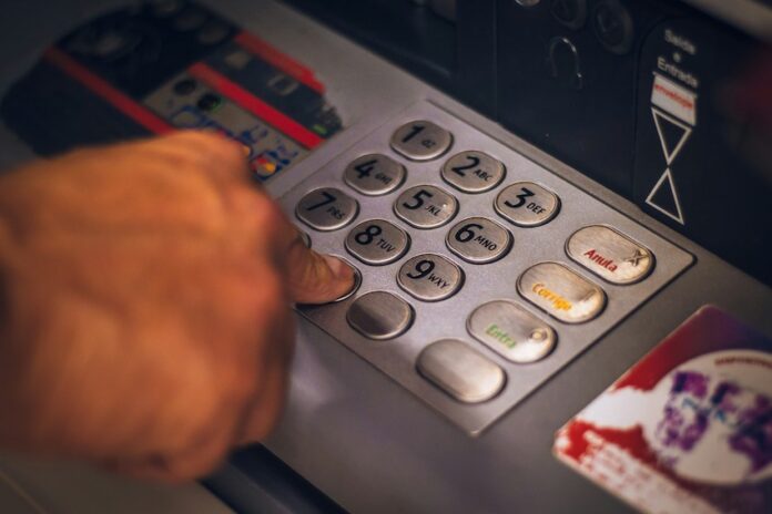 withdrawing cash