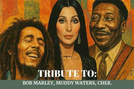 Bob Marley, Muddy Waters, Cher Tribute Concert [] Cent’anni Restaurant Trattoria