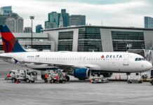 Delta airplane