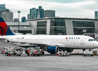 Delta airplane