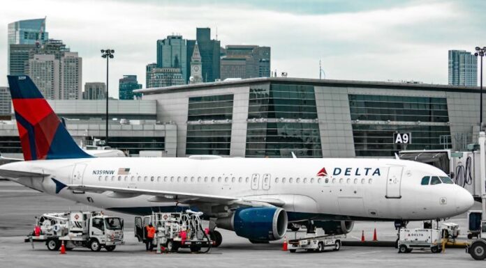 Delta airplane
